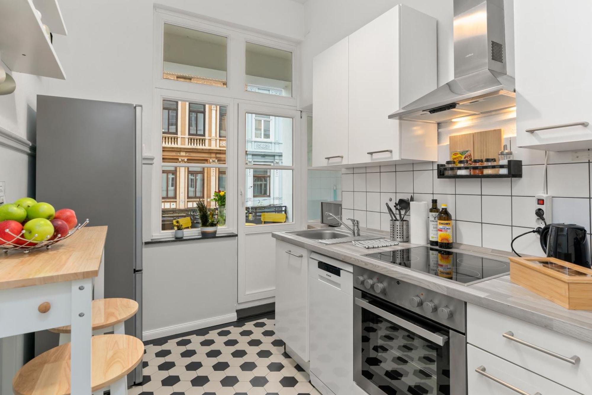 Homey Apartments - Im Viertel Mit Parkplatz BRE Dış mekan fotoğraf