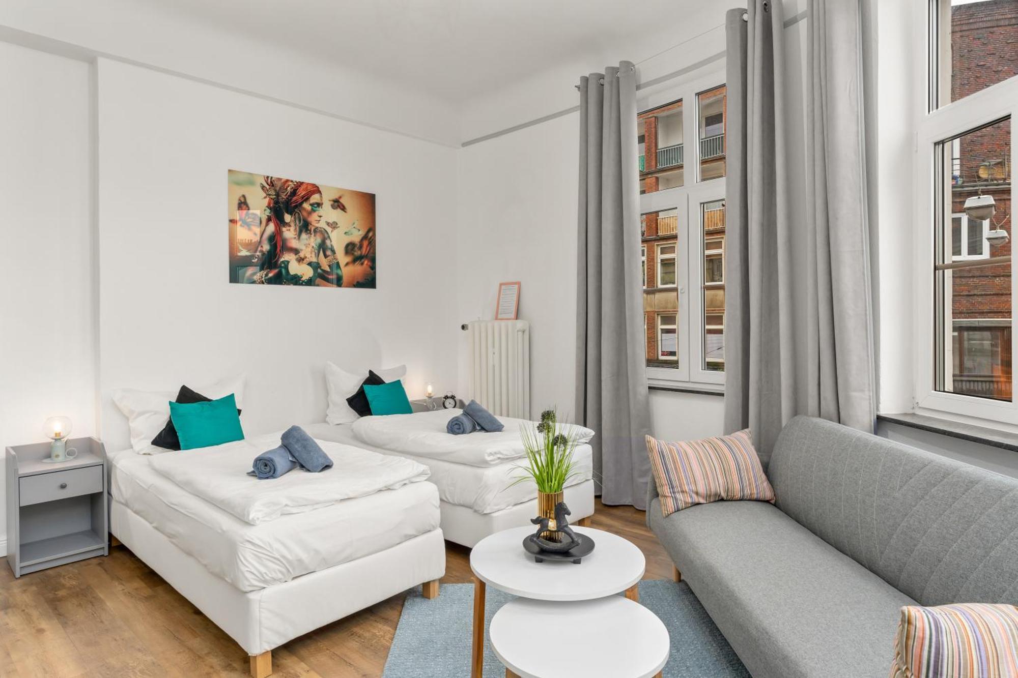 Homey Apartments - Im Viertel Mit Parkplatz BRE Dış mekan fotoğraf